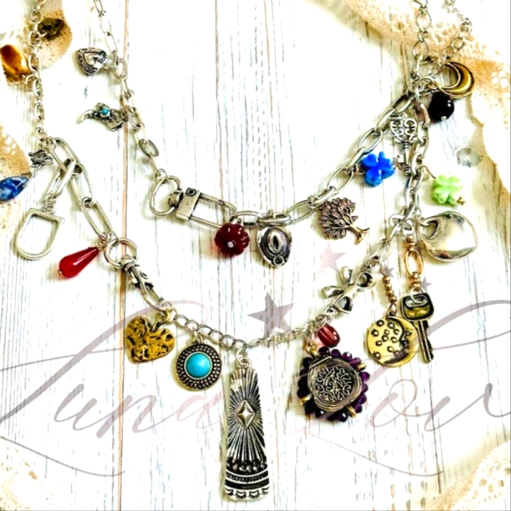 Free People Maxamillion Charm Necklace -World Traveler NO OFFERS. BUY NOW ONLY